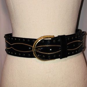 NANNI MILANO Belt - Gold color accent